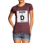 Women's Periodic Table Of Swearing Damn T-Shirt