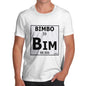 Men's Periodic Table Of Swearing Bimbo T-Shirt