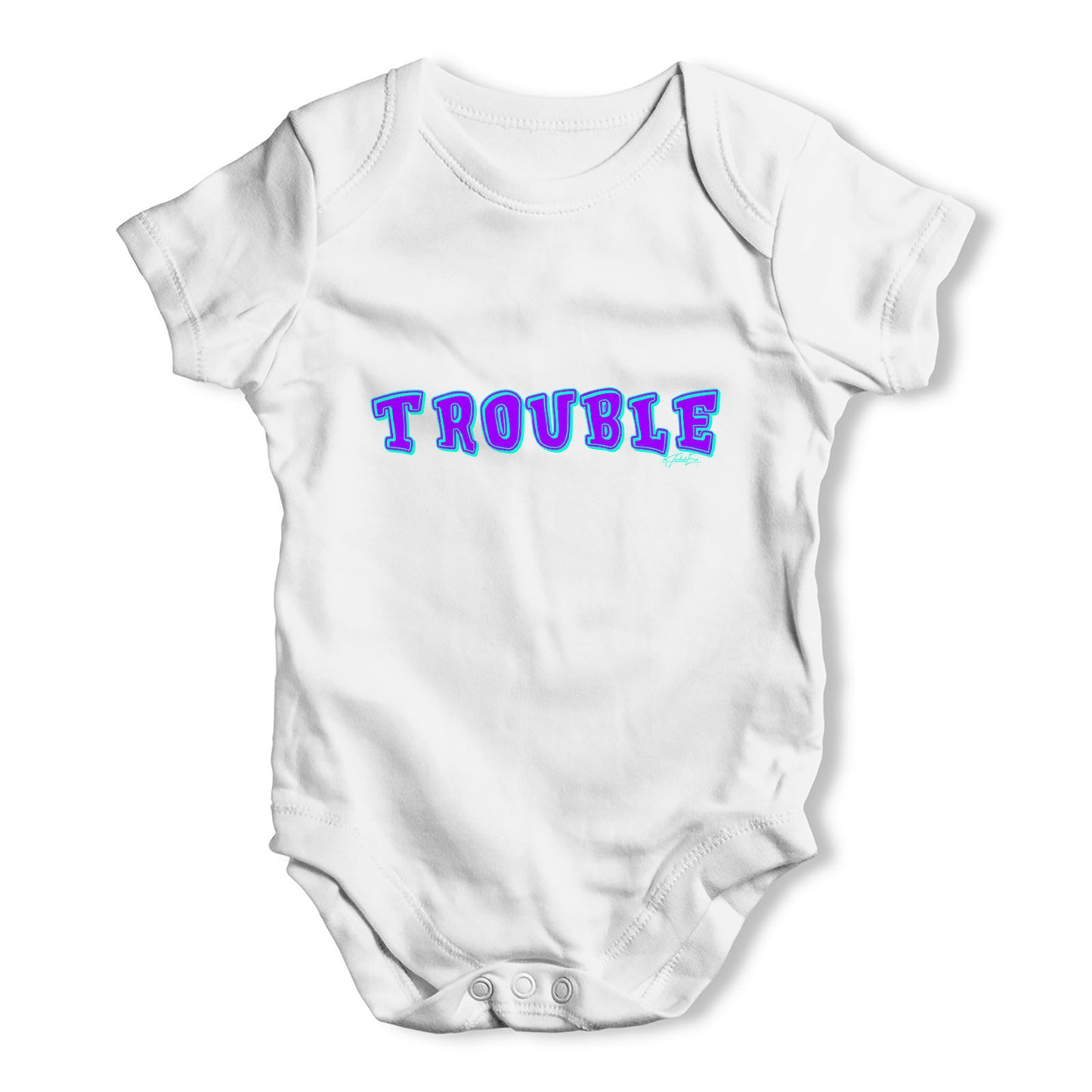 Trouble Baby Grow Bodysuit
