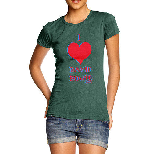 Women's I Love David Bowie T-Shirt