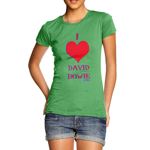Women's I Love David Bowie T-Shirt