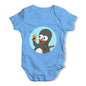 Guin Penguin #Selfie Emoticon Baby Grow Bodysuit