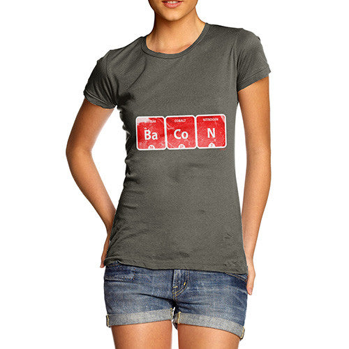 Women's Bacon Periodic Table T-Shirt