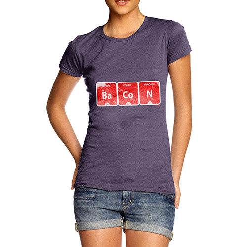 Women's Bacon Periodic Table T-Shirt