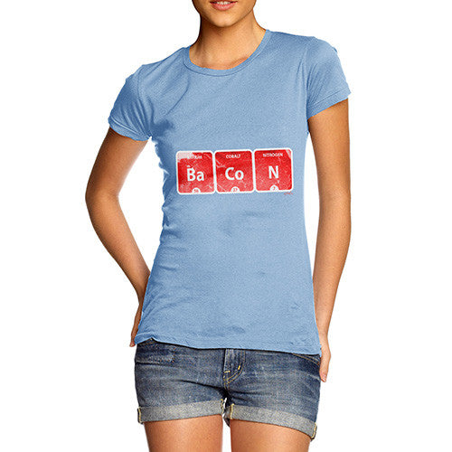 Women's Bacon Periodic Table T-Shirt