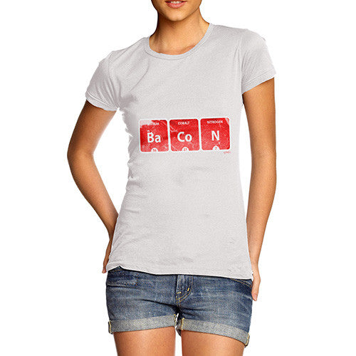 Women's Bacon Periodic Table T-Shirt