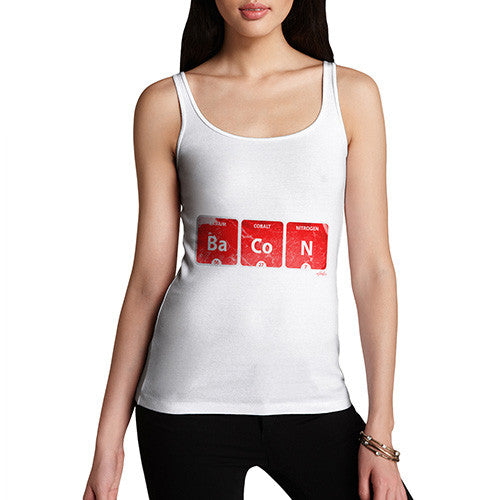 Women's Bacon Periodic Table Tank Top
