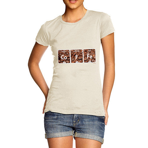 Women's Coffee Periodic Table T-Shirt