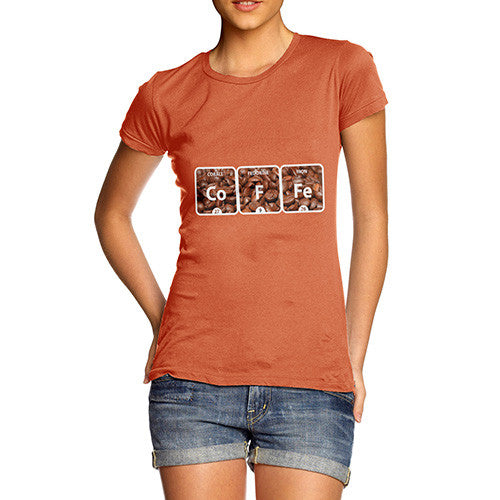 Women's Coffee Periodic Table T-Shirt