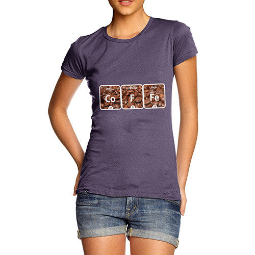 Women's Coffee Periodic Table T-Shirt