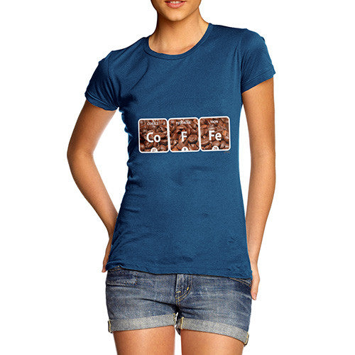 Women's Coffee Periodic Table T-Shirt