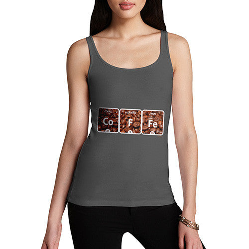 Women's Coffee Periodic Table Tank Top