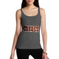 Women's Coffee Periodic Table Tank Top