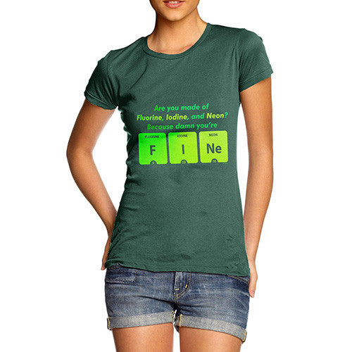 Women's Damn You're Fine Periodic Table T-Shirt