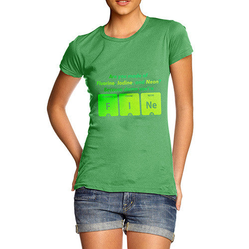 Women's Damn You're Fine Periodic Table T-Shirt
