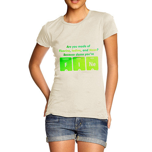 Women's Damn You're Fine Periodic Table T-Shirt