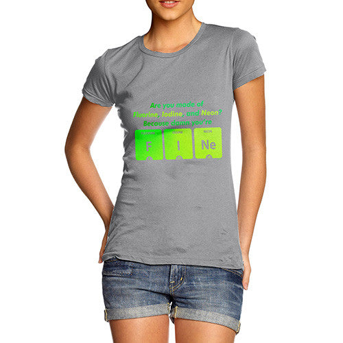 Women's Damn You're Fine Periodic Table T-Shirt