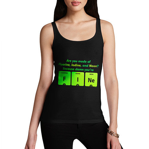 Women's Damn You're Fine Periodic Table Tank Top