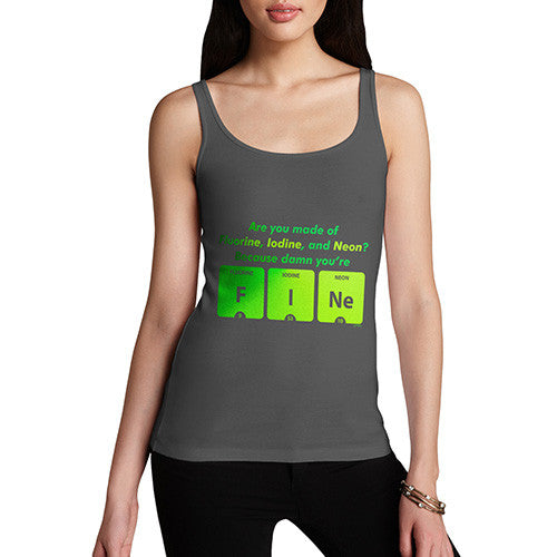 Women's Damn You're Fine Periodic Table Tank Top