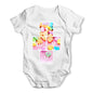 I Luv U Periodic Table Baby Grow Bodysuit