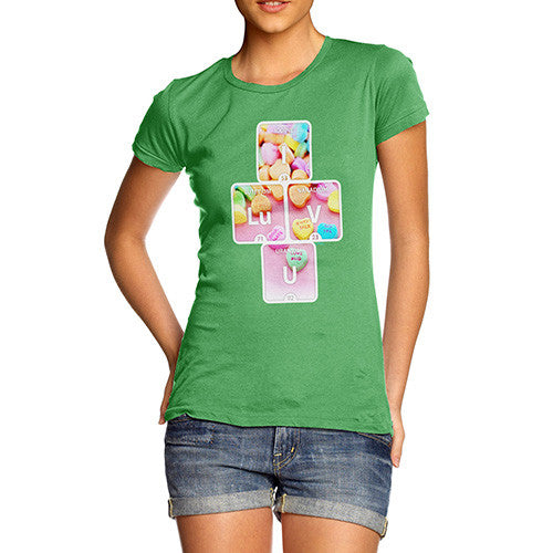 Women's I Luv U Periodic Element T-Shirt