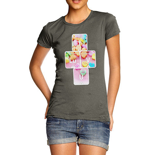 Women's I Luv U Periodic Element T-Shirt