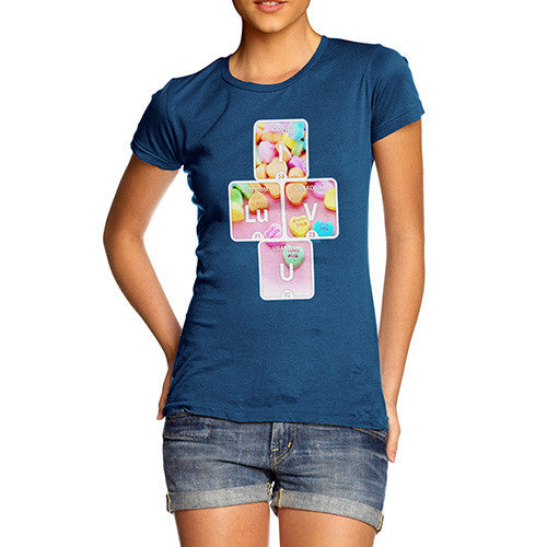 Women's I Luv U Periodic Element T-Shirt