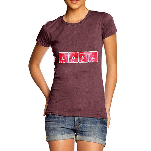 Women's Love Periodic Element T-Shirt