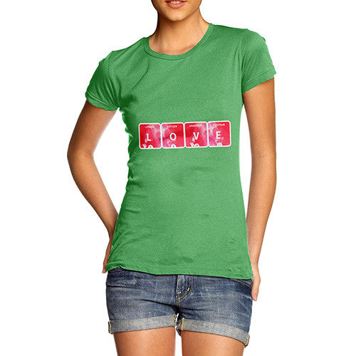 Women's Love Periodic Element T-Shirt