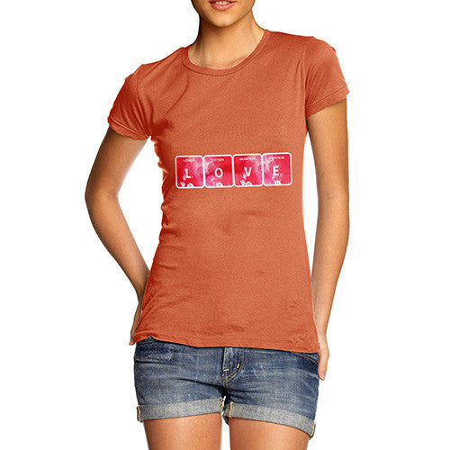 Women's Love Periodic Element T-Shirt