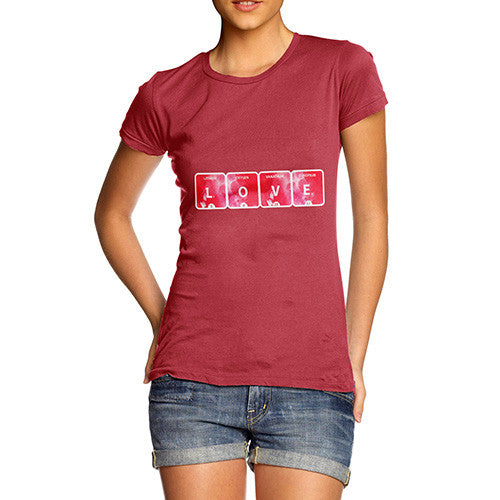 Women's Love Periodic Element T-Shirt