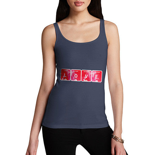 Women's Love Periodic Element Tank Top
