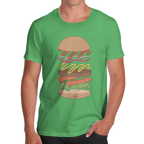 Men's Hamburger Ingredients T-Shirt