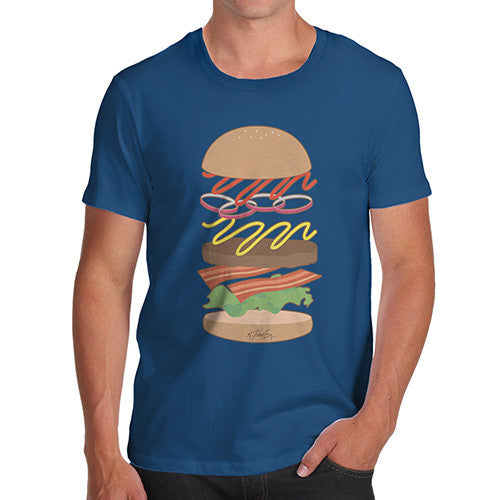 Men's Hamburger Ingredients T-Shirt