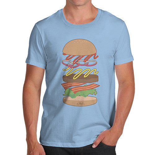 Men's Hamburger Ingredients T-Shirt