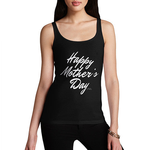 Women's Happy Mother's Day White Tank Top