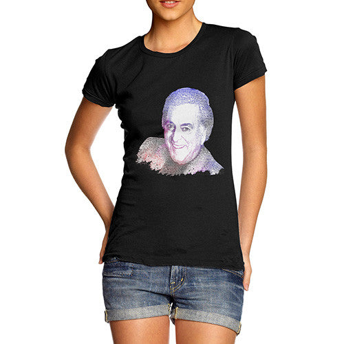 Women's Terry Wogan Text Portrait T-Shirt