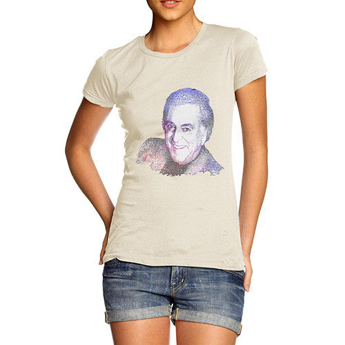 Women's Terry Wogan Text Portrait T-Shirt