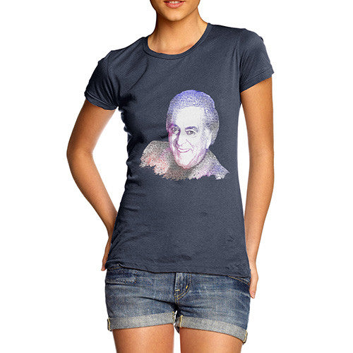 Women's Terry Wogan Text Portrait T-Shirt