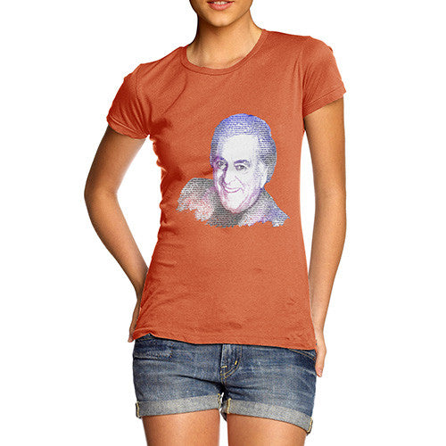 Women's Terry Wogan Text Portrait T-Shirt
