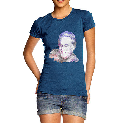 Women's Terry Wogan Text Portrait T-Shirt