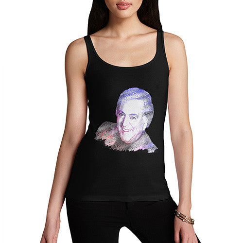 Women's Terry Wogan Text Portrait Tank Top