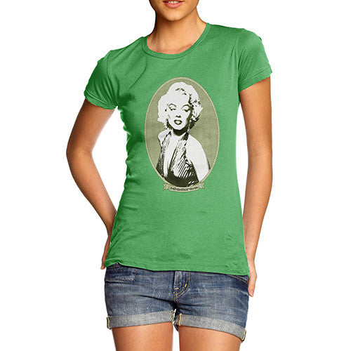 Women's Marilyn Monroe Money Portrait T-Shirt