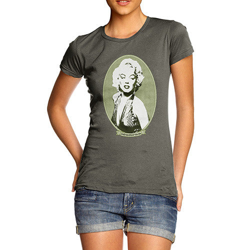 Women's Marilyn Monroe Money Portrait T-Shirt