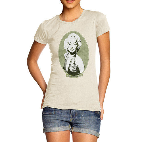 Women's Marilyn Monroe Money Portrait T-Shirt