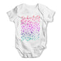 Rainbow Rain Baby Grow Bodysuit