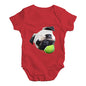 Baby Boy Clothes Tennis Pug Baby Unisex Baby Grow Bodysuit Newborn Red