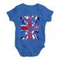 Baby Girl Clothes GB Dressage Silhouette Baby Unisex Baby Grow Bodysuit 12-18 Months Royal Blue