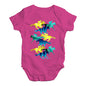 Cute Infant Bodysuit Horse Racing Collage Baby Unisex Baby Grow Bodysuit 18-24 Months Cerise PInk