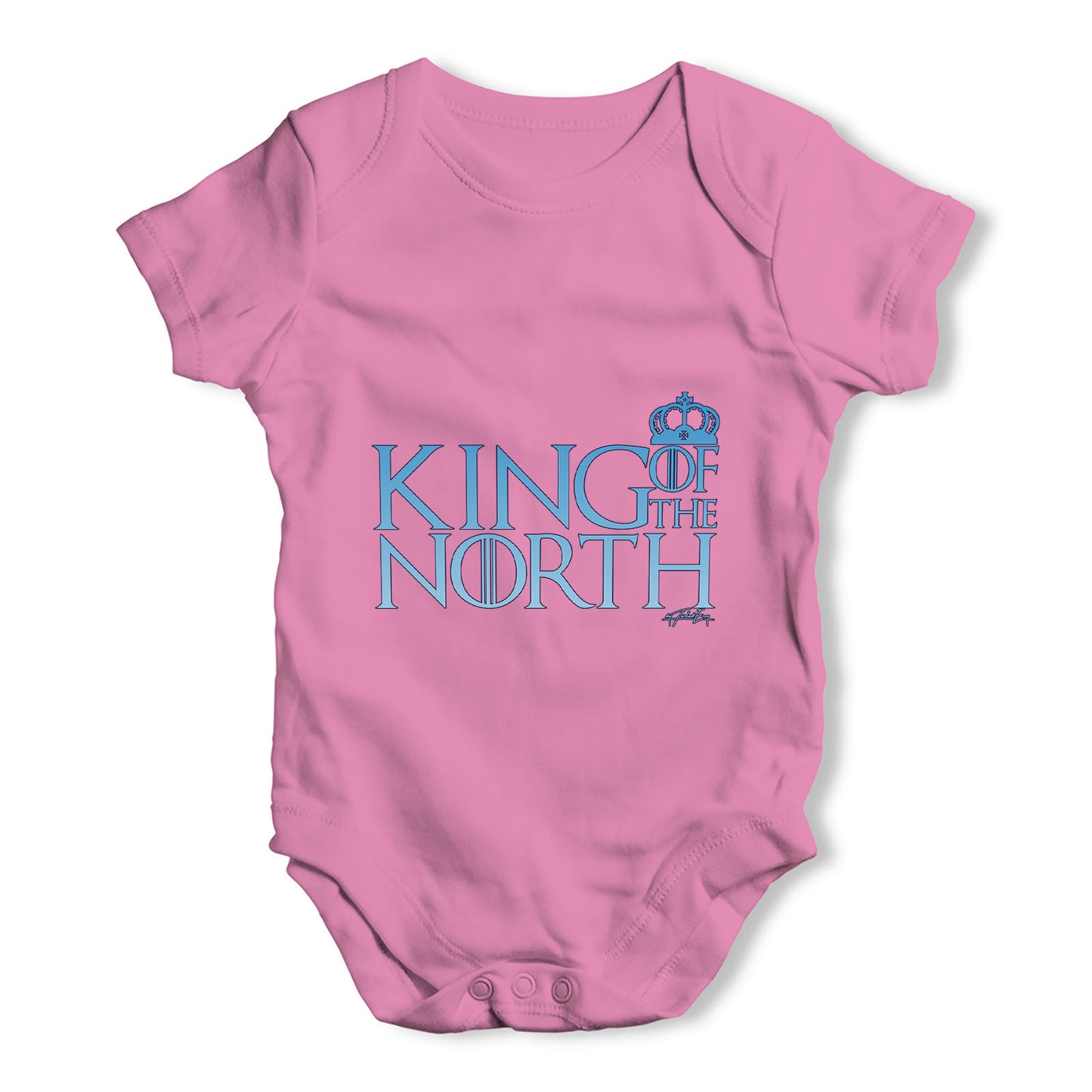 King Of The North Crown Baby Grow Bodysuit